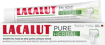 LACALUT PURE HERBAL — cutie și tub